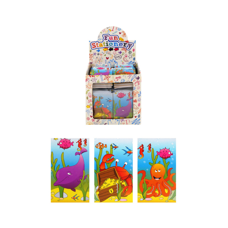 PoundFun Mini Sealfie Notebook – Cute Seal Animal Journal for Kids