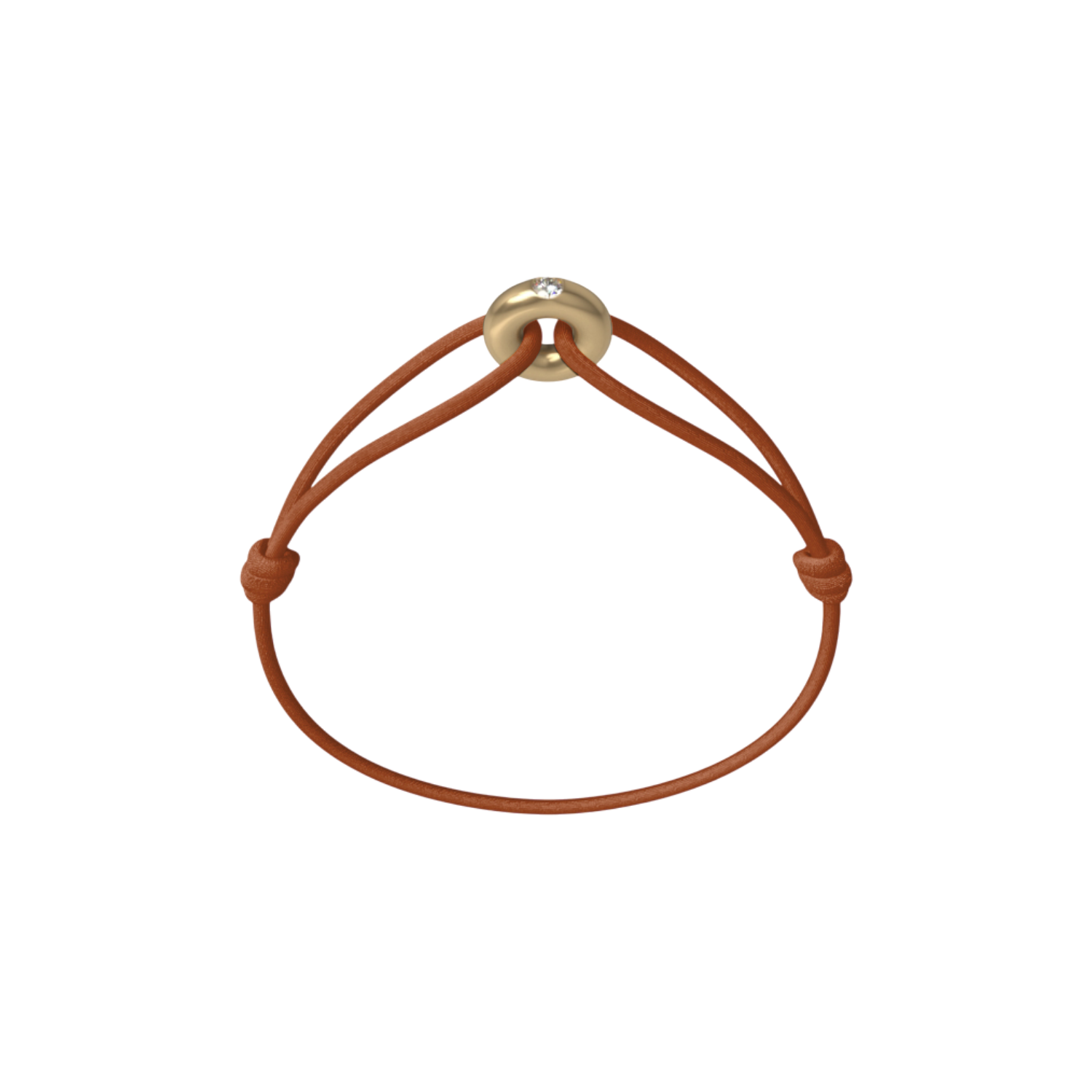 Mini Golden Soho Diamond Cord Bracelet