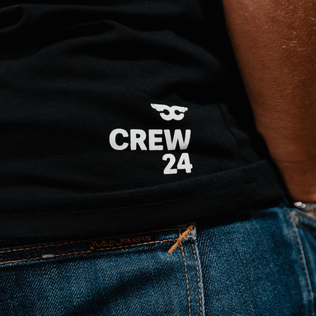 Uggly and Co Black Dub 2024 Crew T-Shirt | Heavyweight Cotton Tee