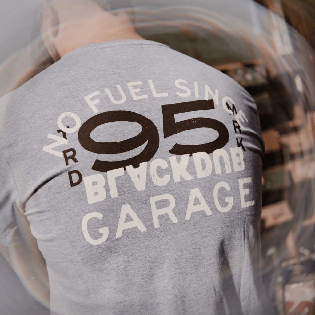Uggly and Co No Fuel Since '95 Graphic Tee – Grey Cotton T-Shirt