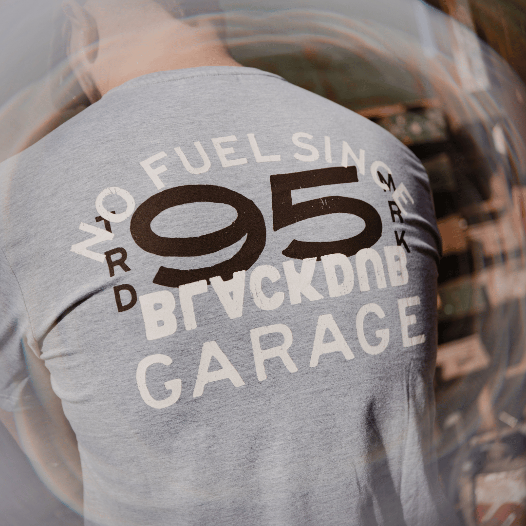 Uggly and Co No Fuel Since '95 Graphic Tee – Grey Cotton T-Shirt