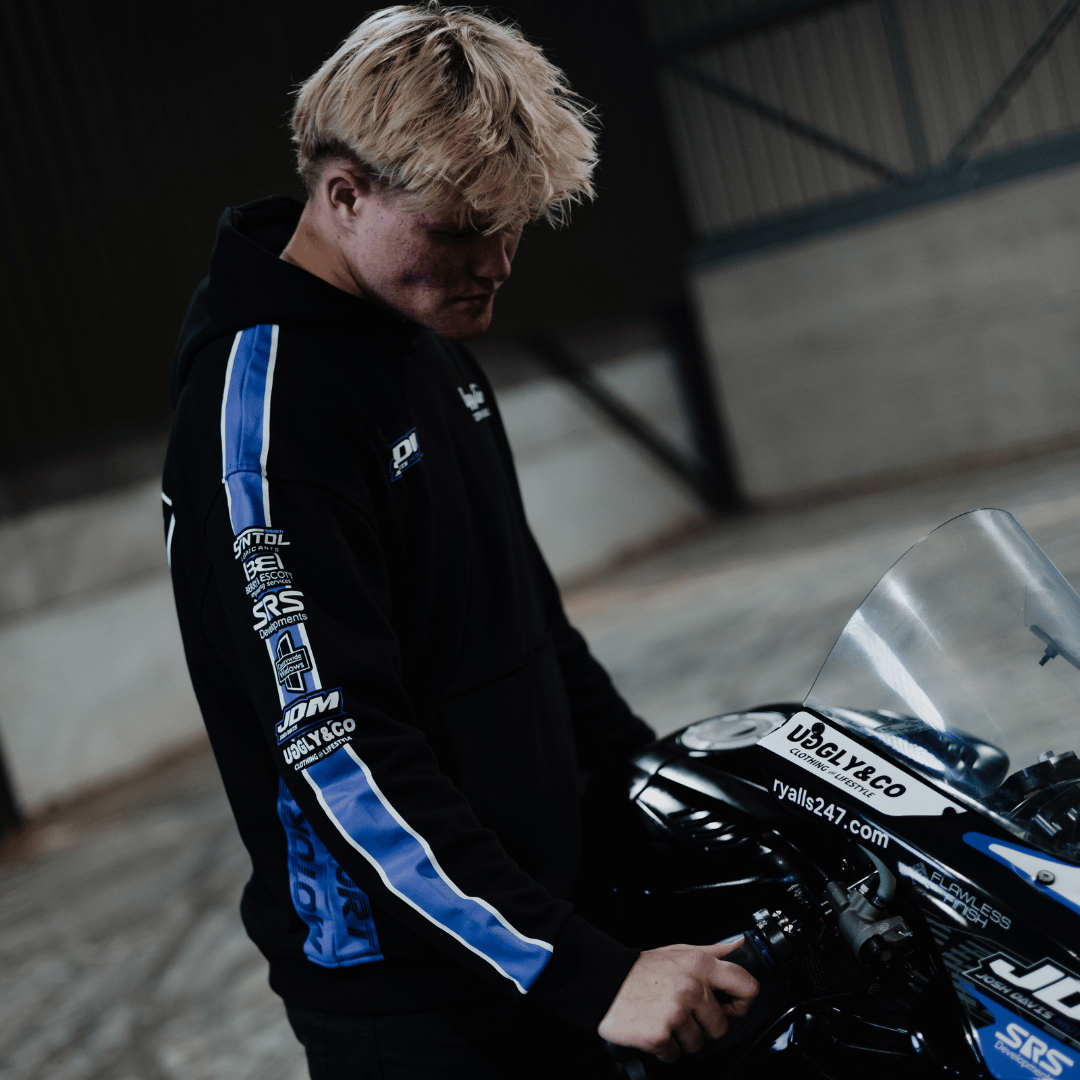 Uggly & Co JDM Team Hoodie – Heavyweight 380gsm Fleece Racing Pullover