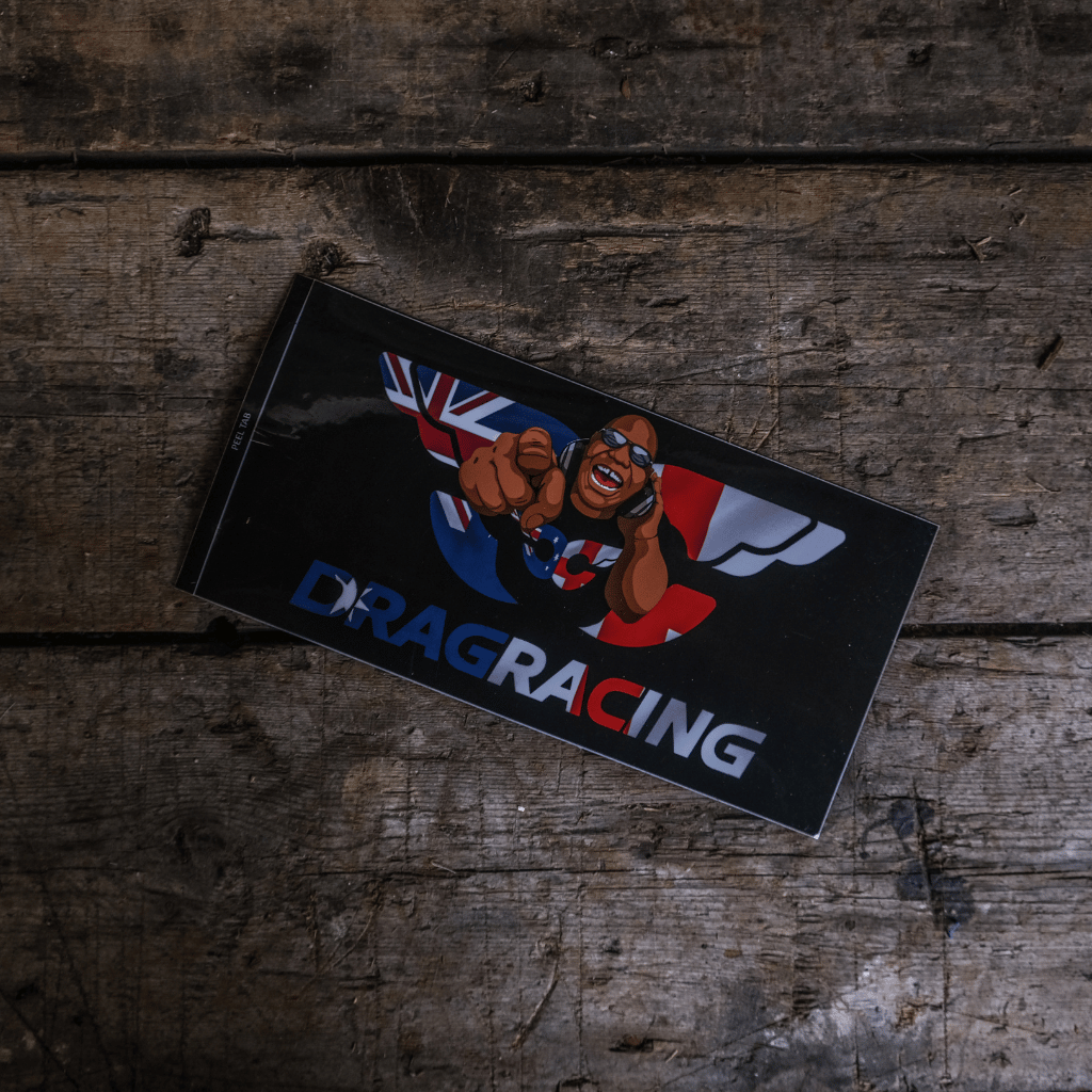 Carl Cox Drag Racing Vinyl Sticker | Uggly and Co Motorsport Decal