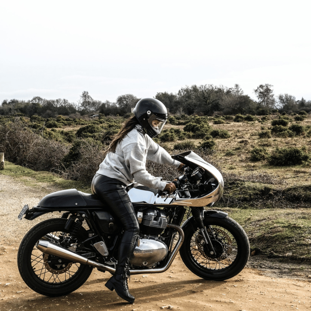 Uggly and Co Adrenaline Addiction Grey Cotton Motorcycle Jumper