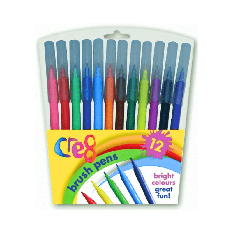 PoundFun Multicoloured Felt Tip Pens – 10 Pack Vibrant Drawing Markers