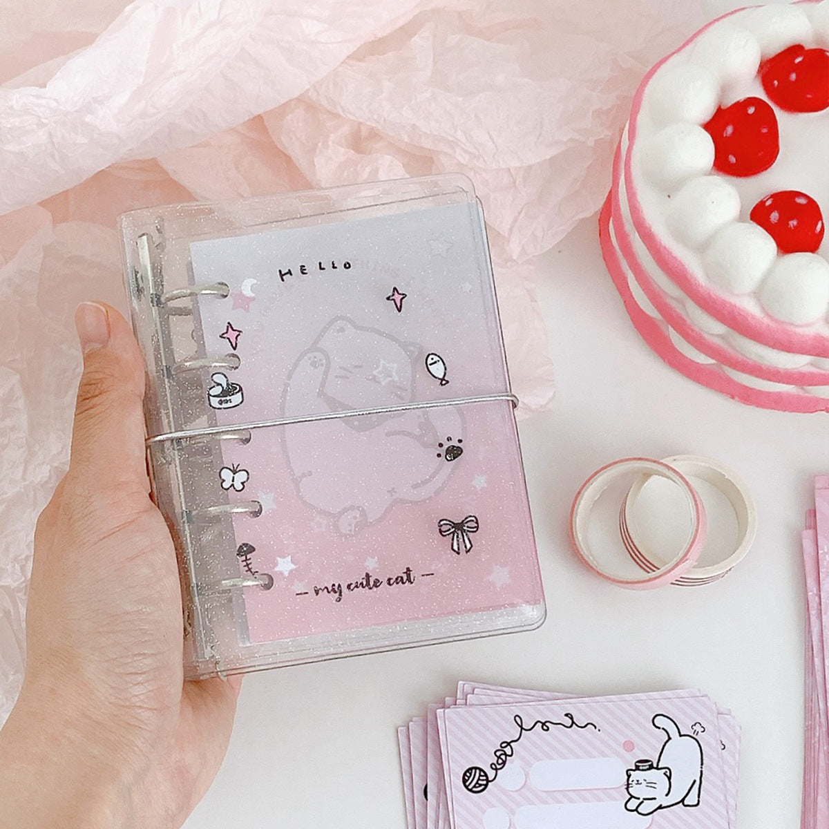 LuLuFun Studio My Cute Kitty M5 Mini Binder | PVC Free Photo Album