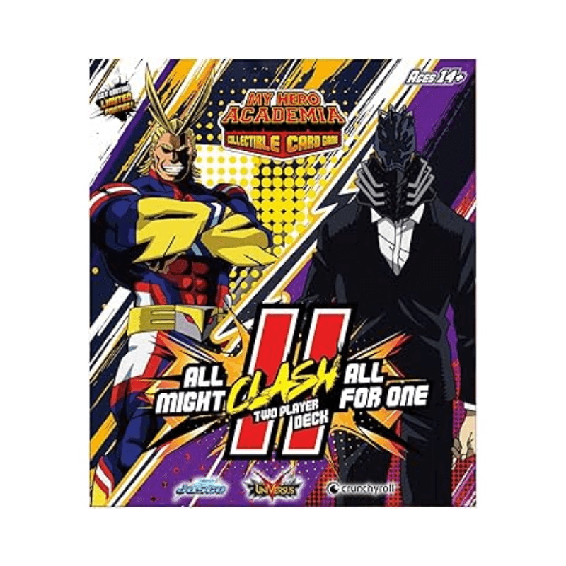 My Hero Academia CCG Clash Two-Player Deck - 104 Collectible Cards