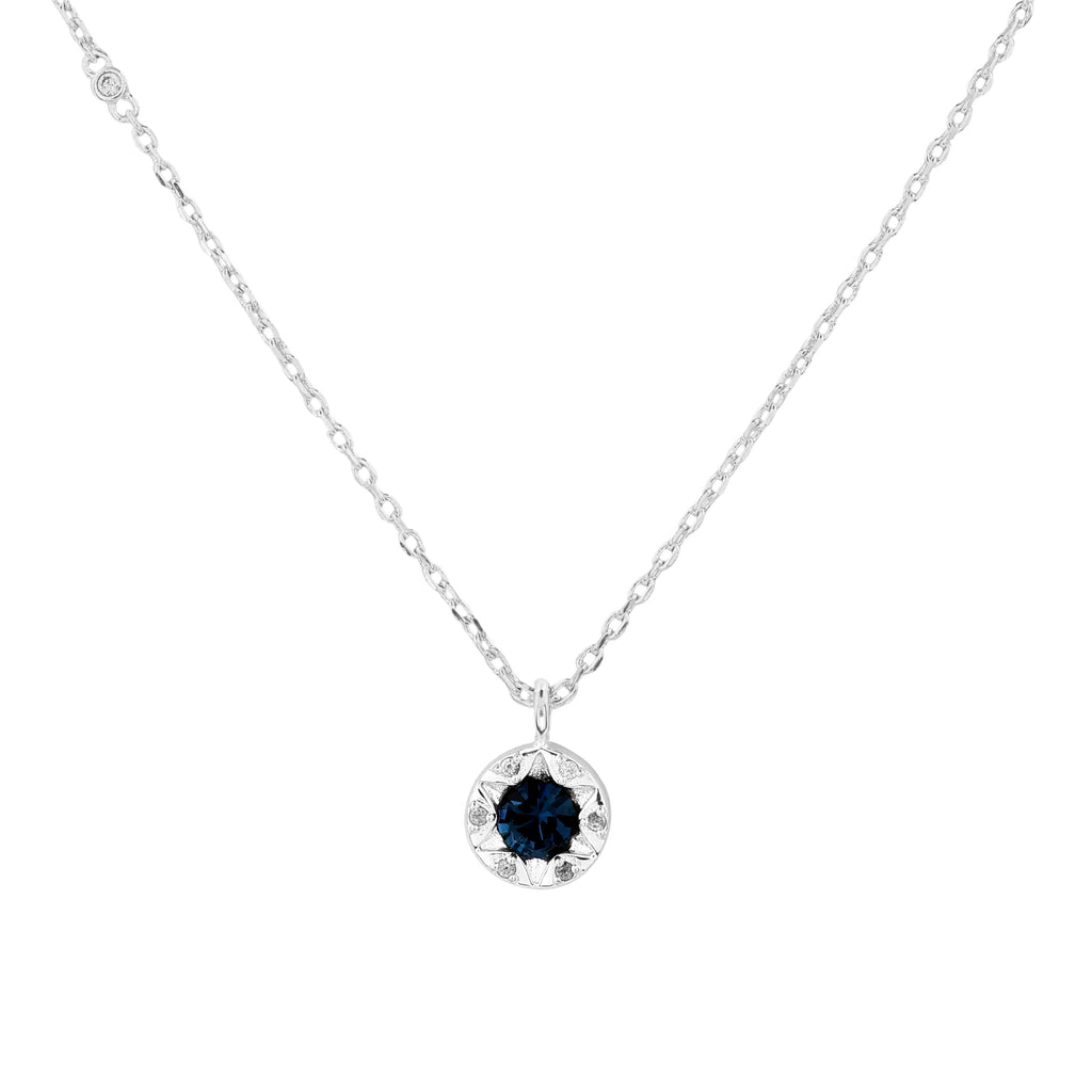 Laura Ashley Bowen Star Crystal Necklace | Recycled Brass Jewellery