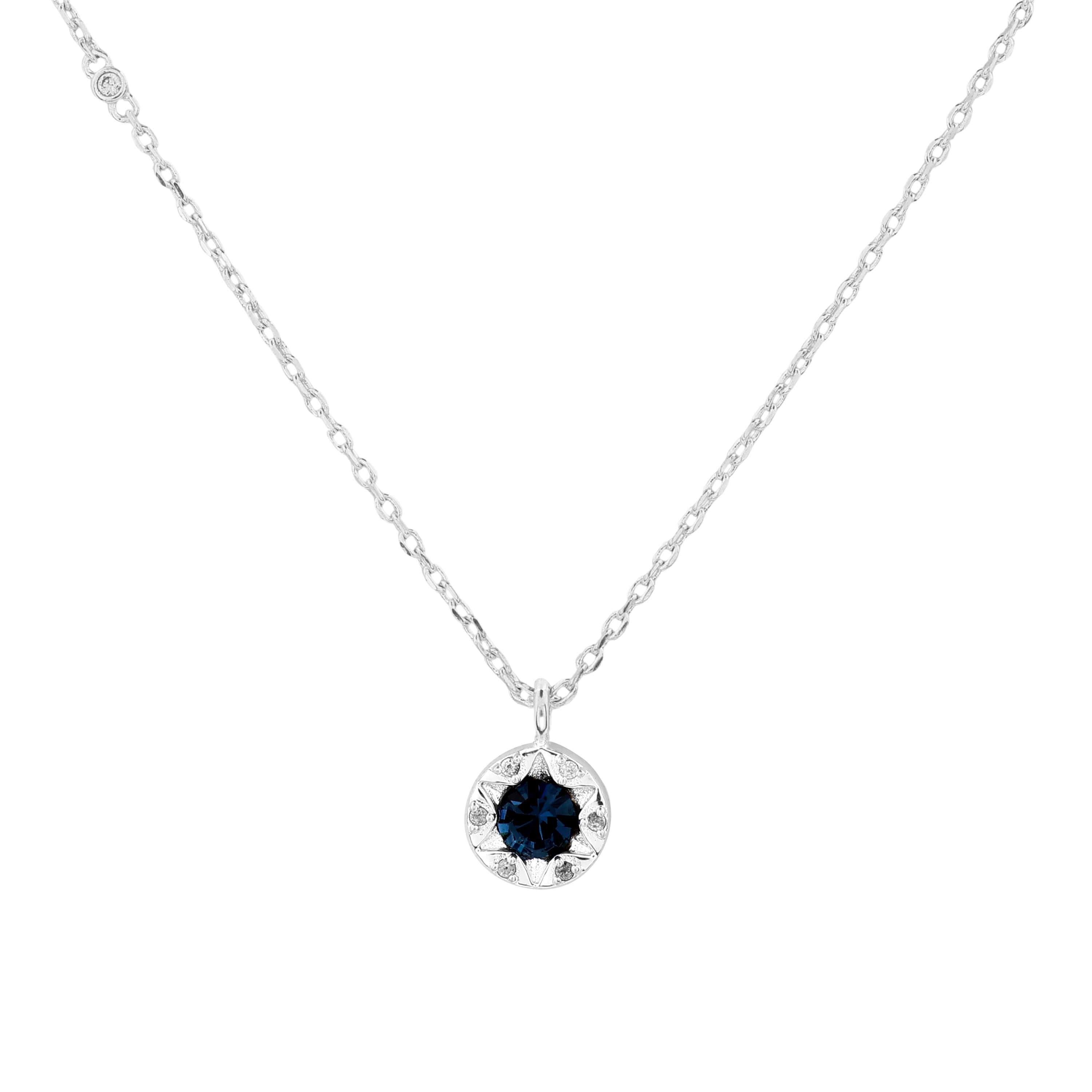 Laura Ashley Bowen Star Crystal Necklace | Recycled Brass Jewellery
