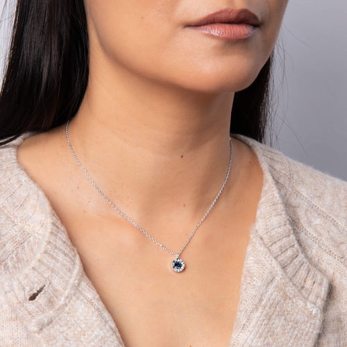 Laura Ashley Bowen Star Crystal Necklace | Recycled Brass Jewellery