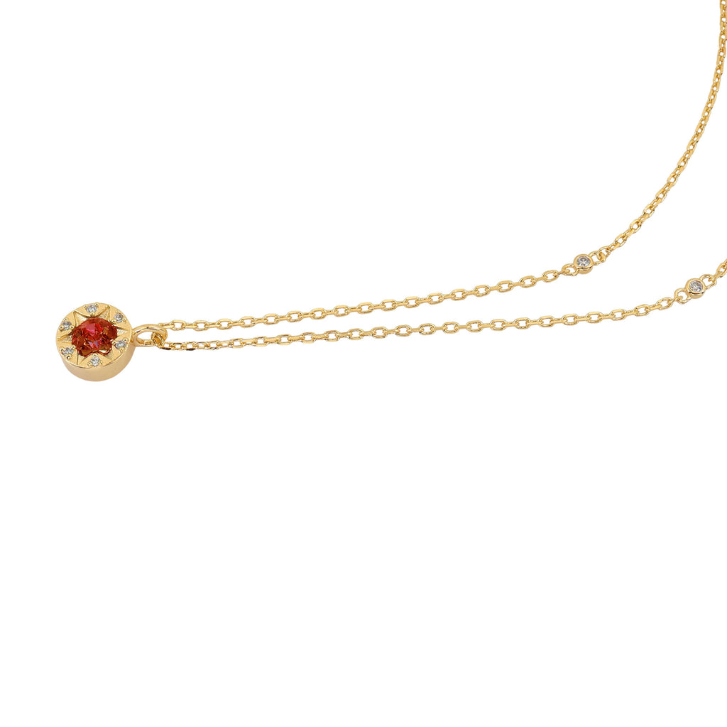 Laura Ashley Bowen Star Crystal Necklace | Recycled Brass Jewellery