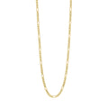 Gecko Jewellery Sterling Silver Figaro Chain Necklace with Box Lock