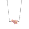Gecko Jewellery Cherry Blossom Necklace – Recycled Silver & Mother of Pearl