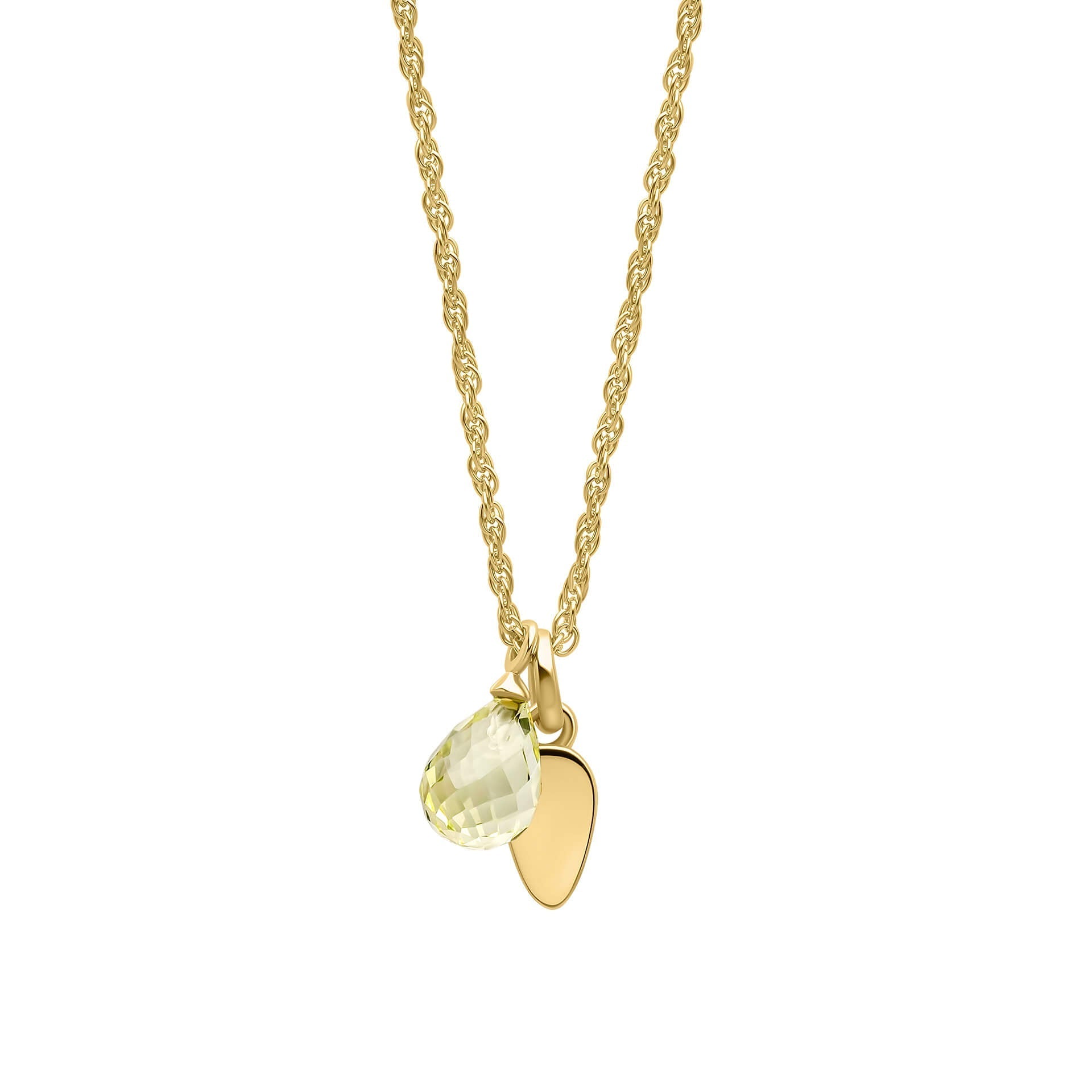 Laura Ashley Everingham Meadow Gold Plated Silver Briolette Necklace