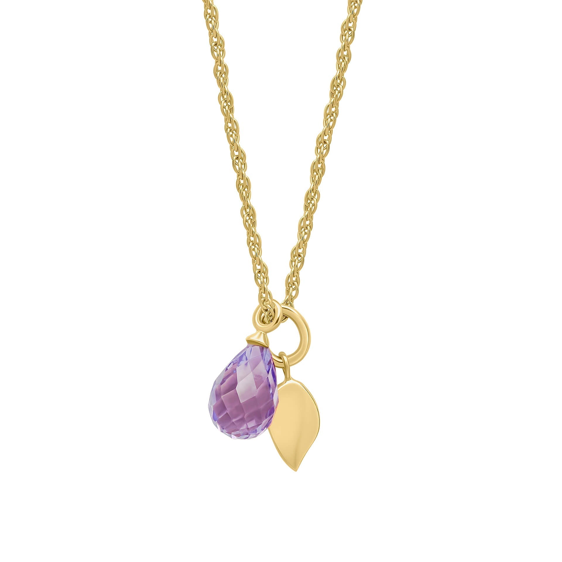 Laura Ashley Everingham Meadow Gold Plated Silver Briolette Necklace