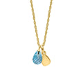 Laura Ashley Everingham Meadow Gold Plated Silver Briolette Necklace
