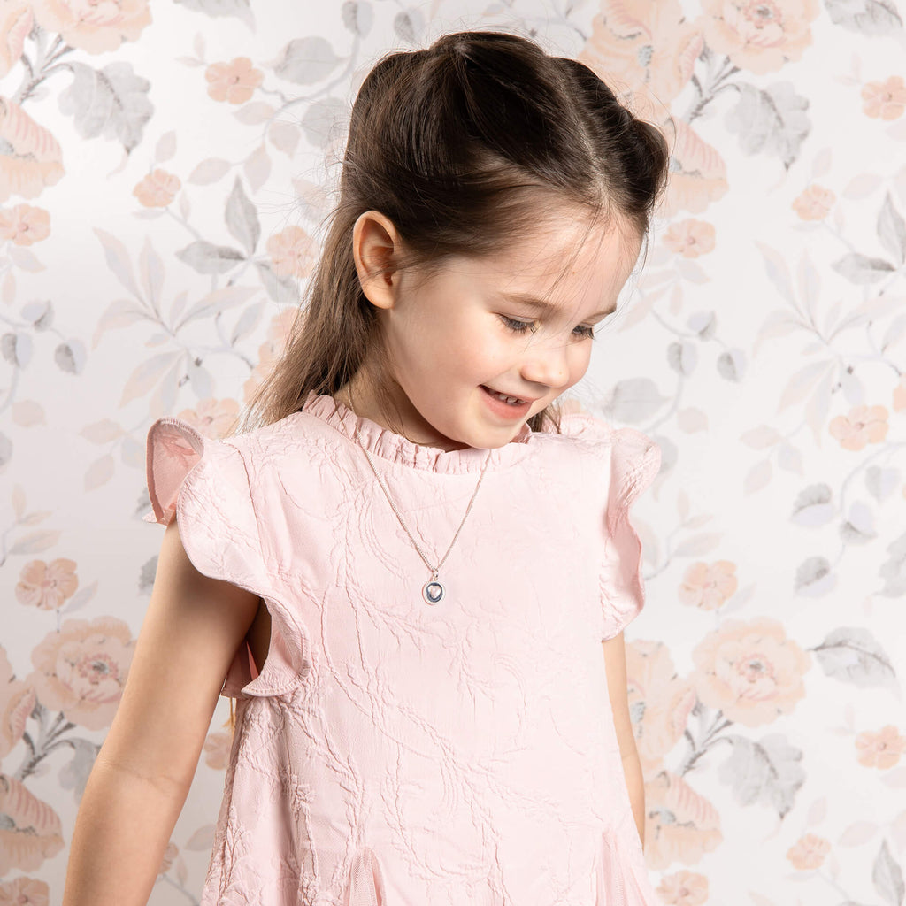 Gecko Jewellery Kids Rosmere Love Heart Locket in Recycled Silver