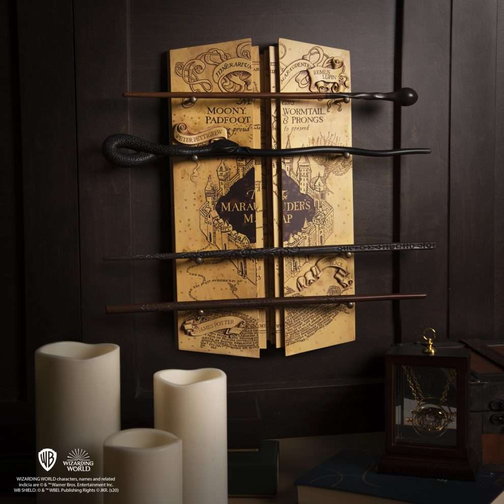 Harry Potter Marauders Wand Collection – Noble Collection Wall Display