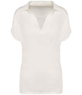 Linen Polo Shirt: Womens
