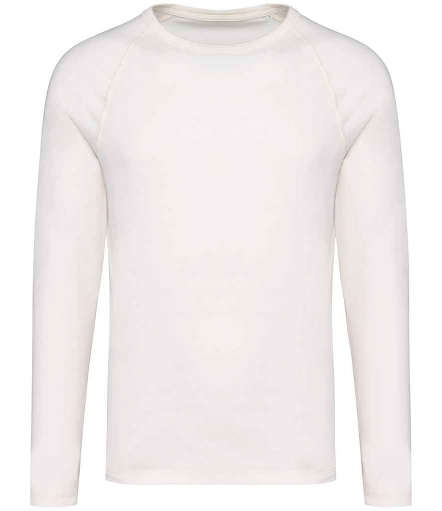 Organic Raglan Long Sleeve Washed T-Shirt