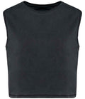 Organic Faded Cropped Tank Top: Womens