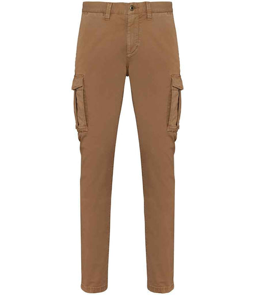 Organic Washed Cargo Trousers: Mens