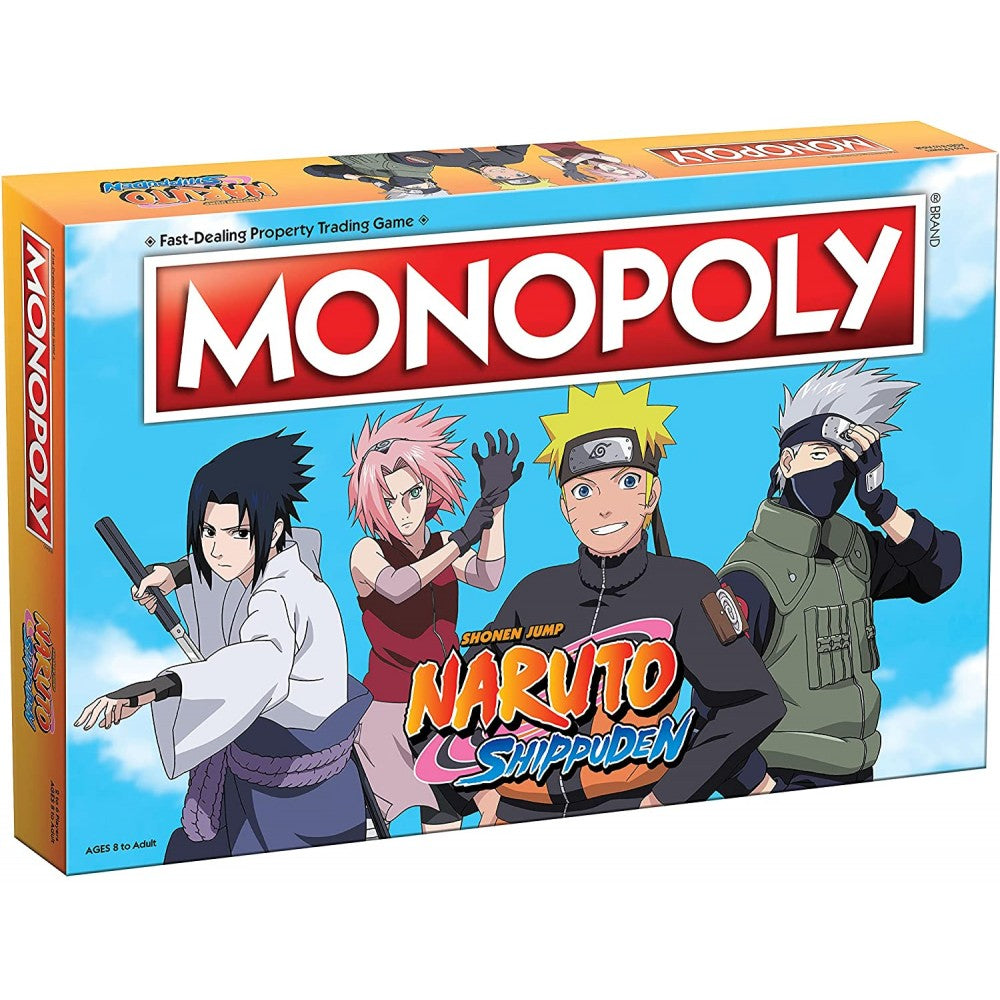 Monopoly Naruto Edition Board Game - Snaps Anime Tabletop Game