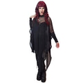 Necessary Evil Anahita Sheer Black Mesh Gothic Layer Dress – UK Made
