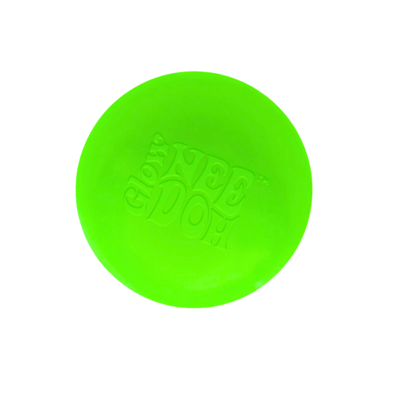 Nee Doh Glow In The Dark Stress Ball – Squishy Sensory Fidget Toy