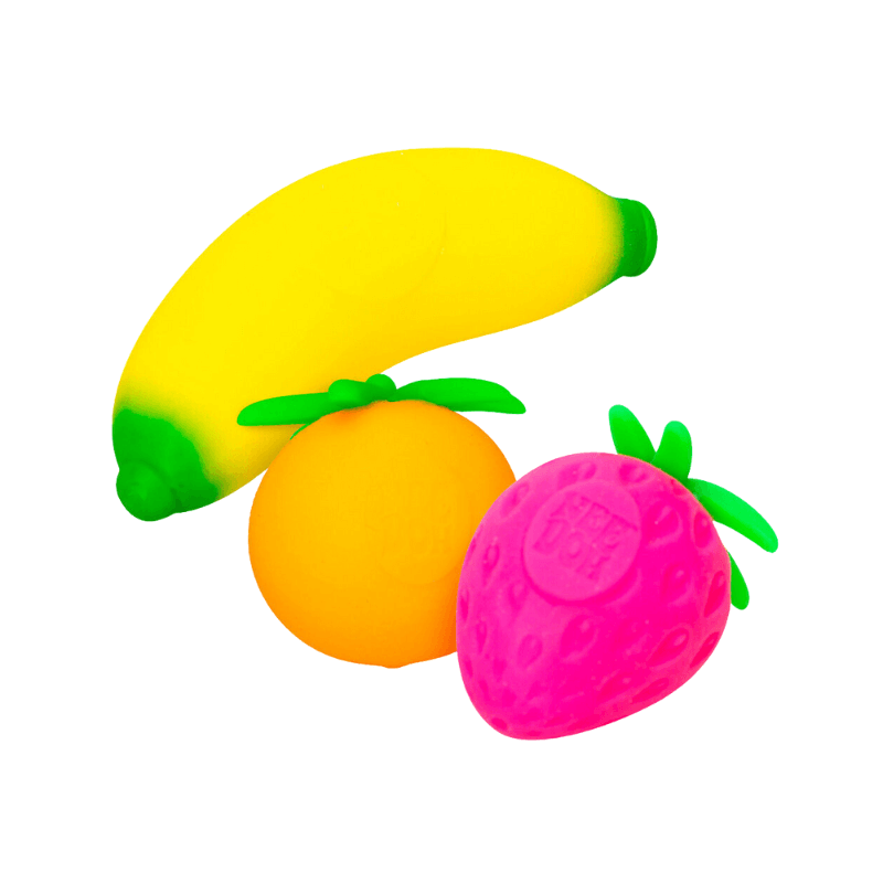 Nee Doh Groovy Fruit Stress Ball – Squishy Fidget Toy by PoundFun