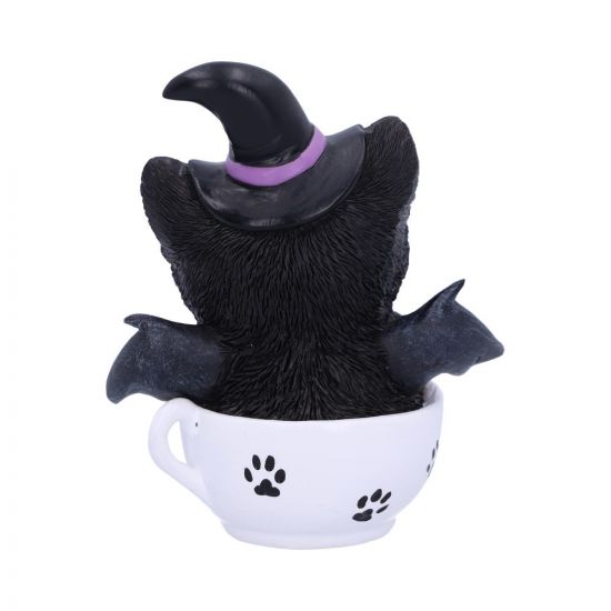 Nemesis Now Kit-Tea Witchy Black Cat in Teacup Resin Ornament