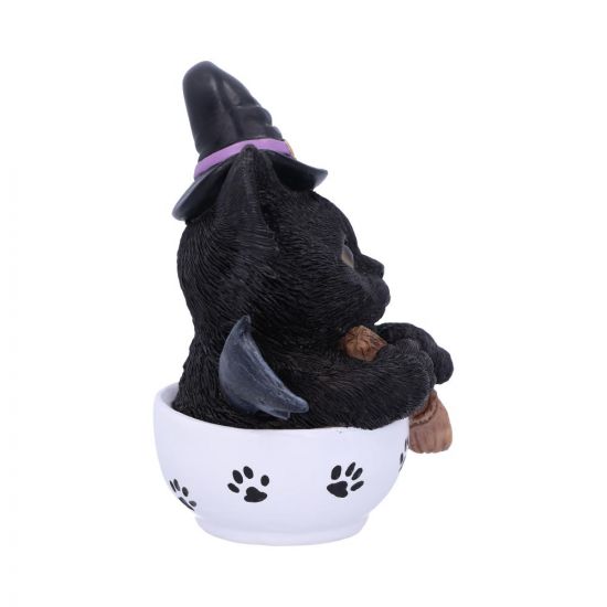 Nemesis Now Kit-Tea Witchy Black Cat in Teacup Resin Ornament