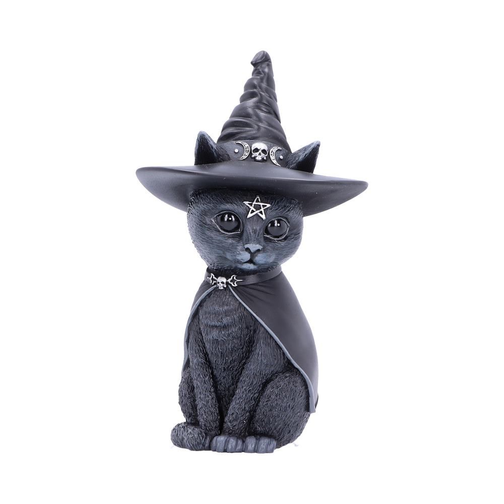 Nemesis Now Purrah Black Cat Figurine | Occult Witchy Resin Ornament
