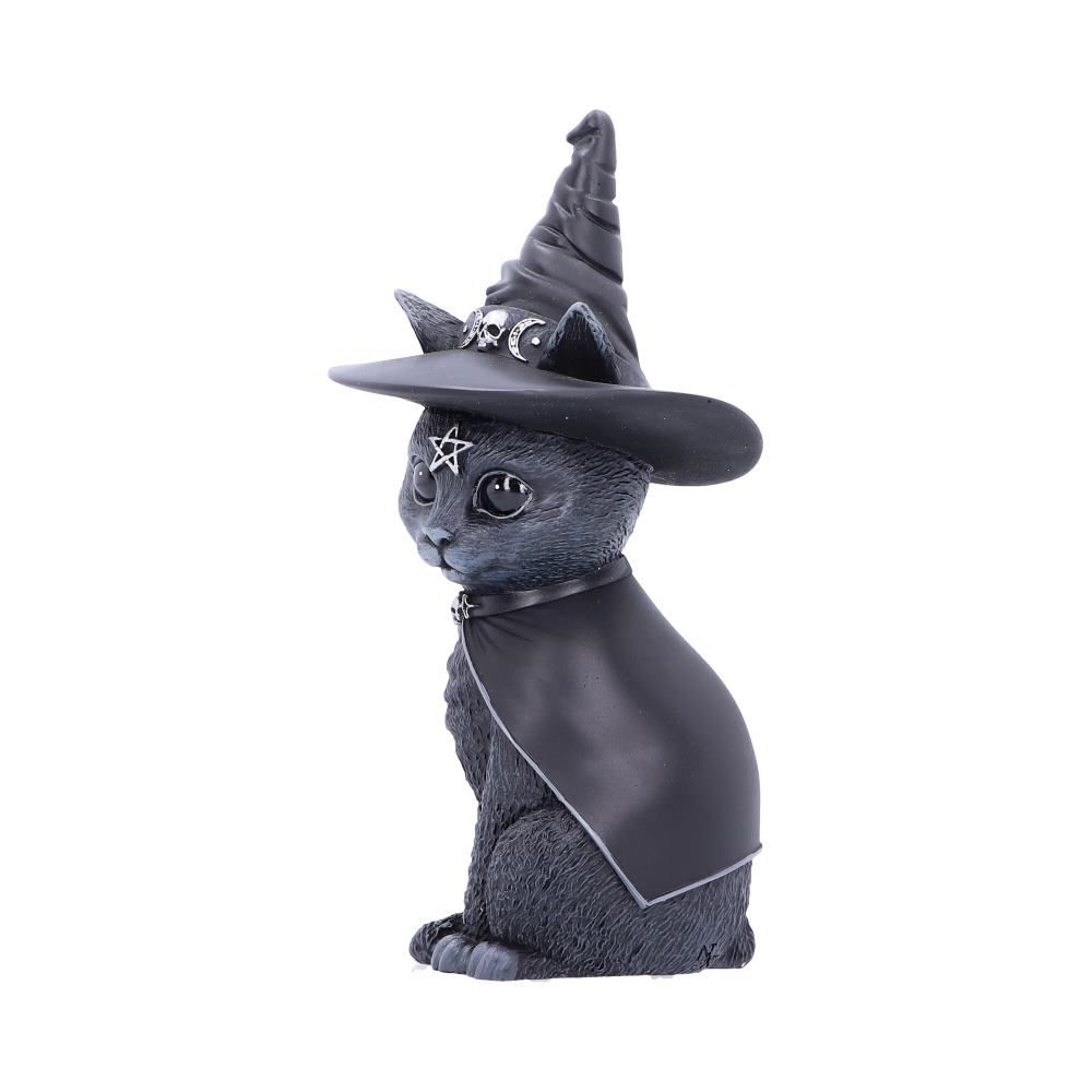 Nemesis Now Purrah Black Cat Figurine | Occult Witchy Resin Ornament