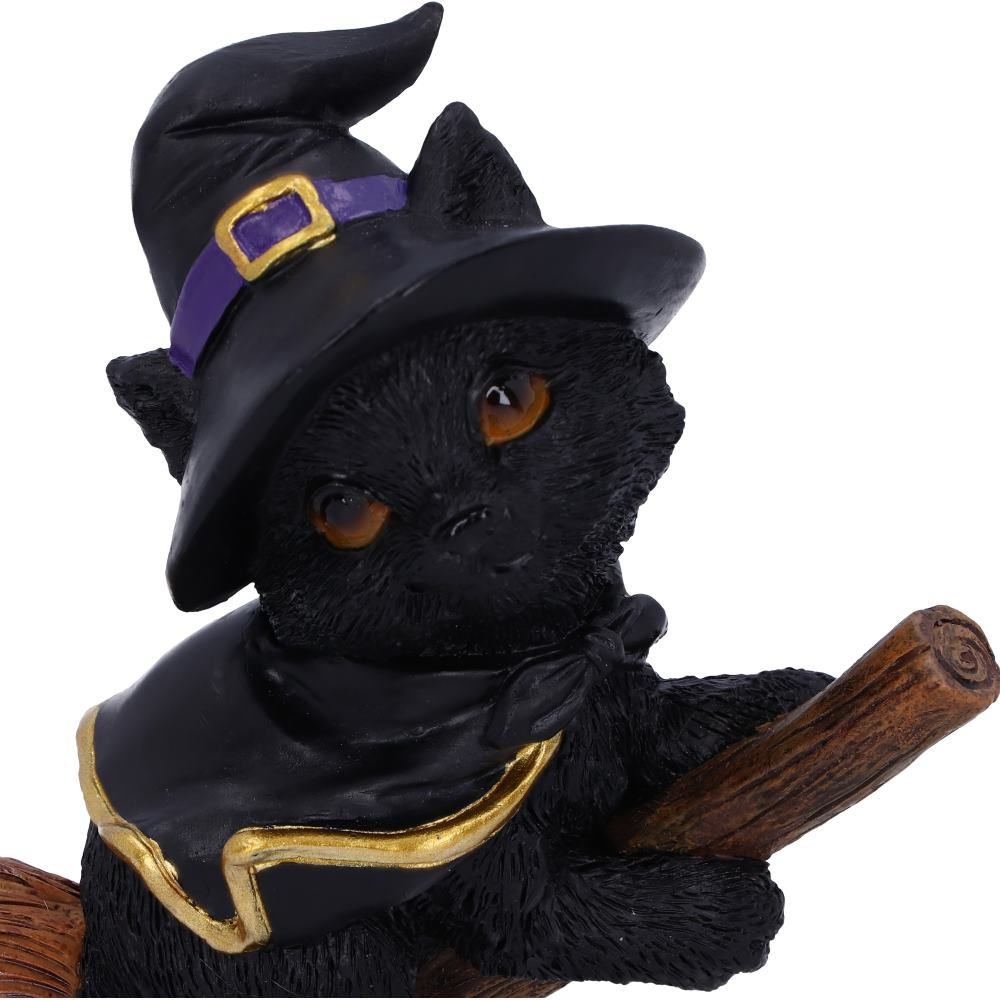 Nemesis Now Coven Keepers Tabitha Black Witch Cat Figurine - 11cm