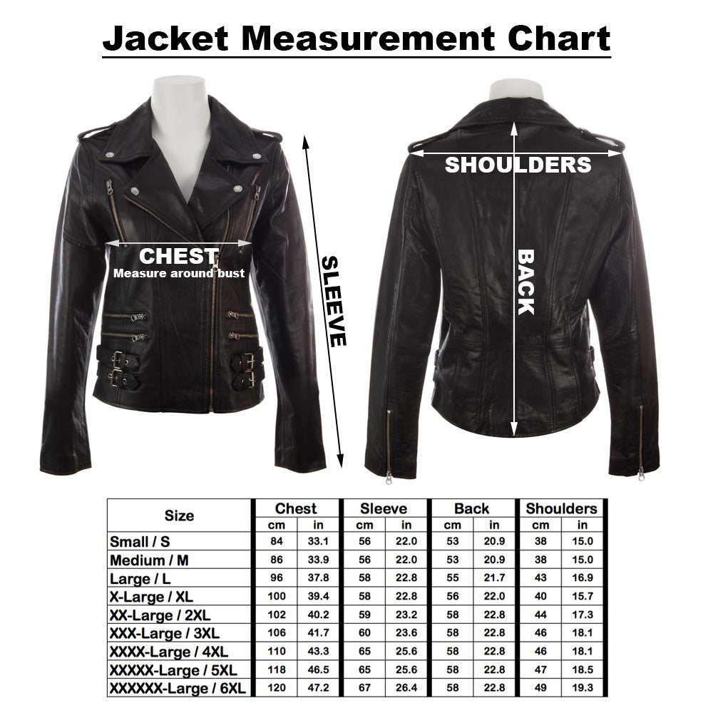 AGSM Women's Biker Jacket - Dark Orange