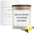 Mogarden New Home Candle | Luxury Vanilla Amber Soy Wax Gift - 220g
