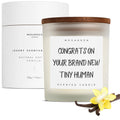 Mogarden New Mum Gift - Luxury Vanilla Amber Soy Candle, 220g