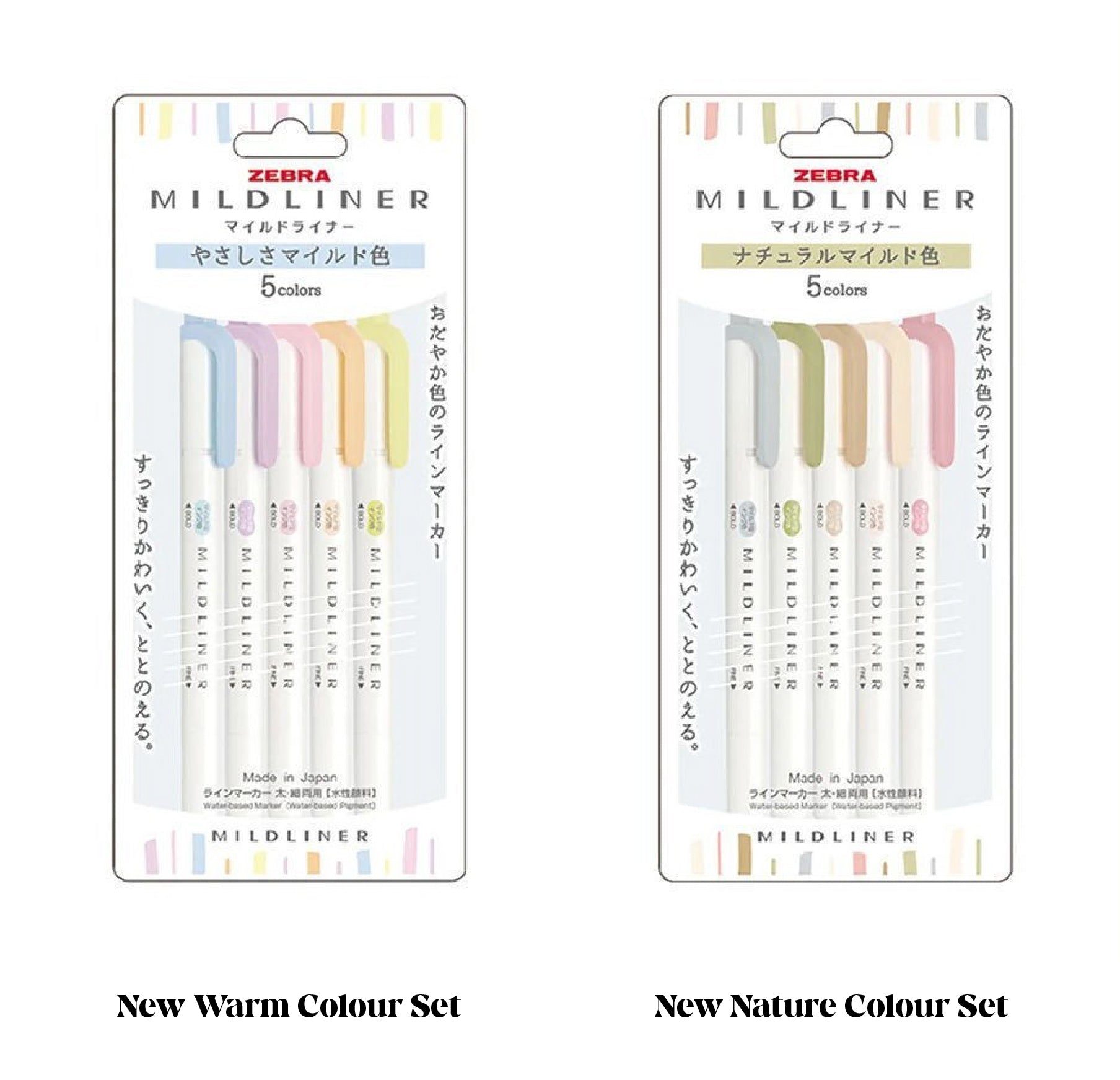 Zebra Mildliner Double Ended Highlighter - Water Resistant Ink