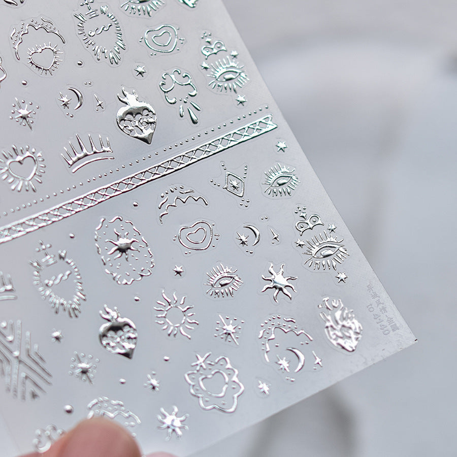 LuLuFun Studio Exotic Pattern Nail Deco Stickers - Ultra-Thin DIY Art