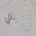 LuLuFun Studio Crystal Starry Nail Deco Stickers - Ultra-Thin 1 Sheet