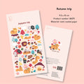 LuLuFun Studio Autumn Trip Decorative Planner Stickers - 1 Sheet