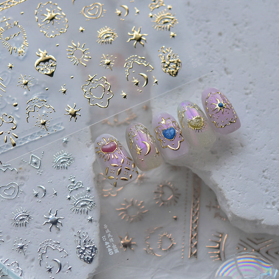 LuLuFun Studio Exotic Pattern Nail Deco Stickers - Ultra-Thin DIY Art