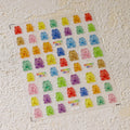 LuLuFun Studio Candy Bear Jelly Nail Deco Stickers - DIY Nail Art Decals