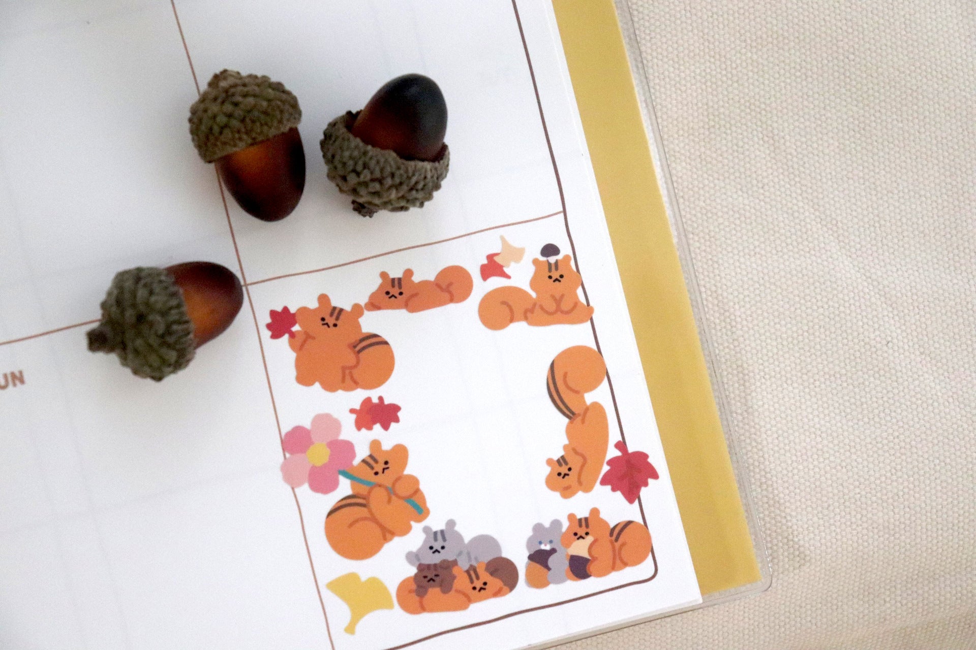 LuLuFun Studio Autumn Trip Decorative Planner Stickers - 1 Sheet