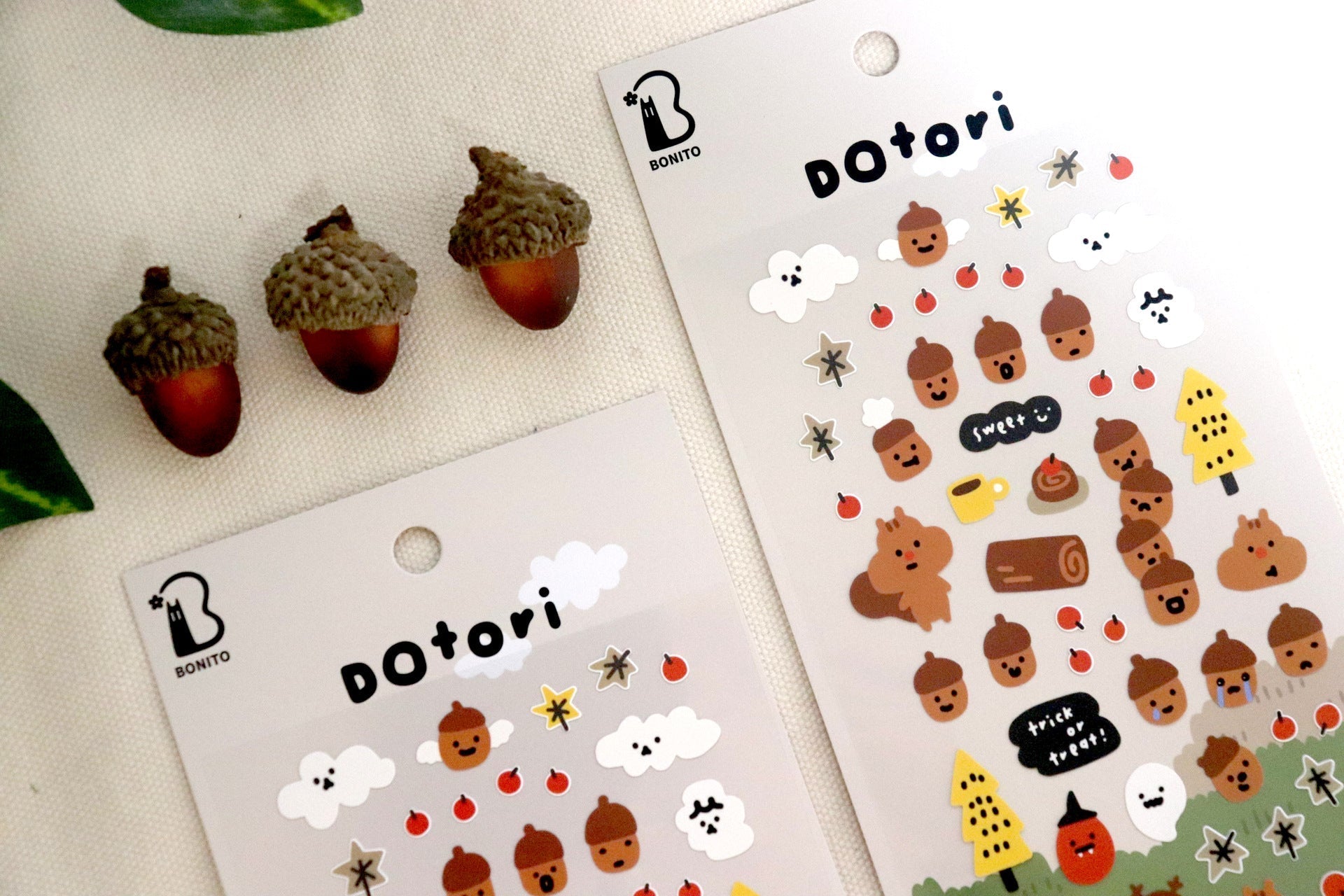 LuLuFun Studio Bonito Dotori Decorative Sticker Sheet for Journaling