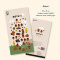 LuLuFun Studio Bonito Dotori Decorative Sticker Sheet for Journaling