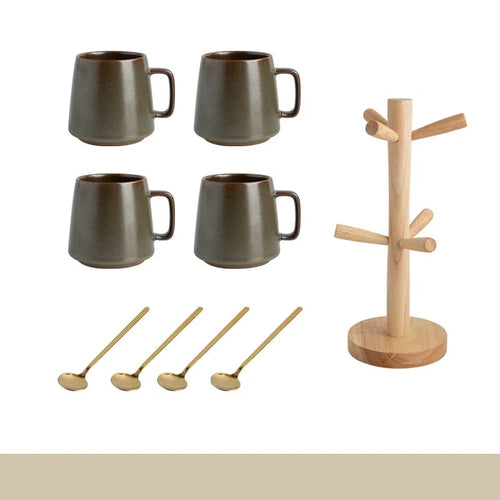 Handcrafted Japanese Stoneware Mug | Single & Curated Sets