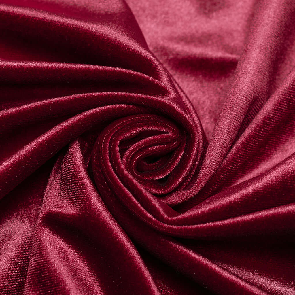 Punk Rave Leticia Burgundy Gradient Velvet Top with Feature Hooks