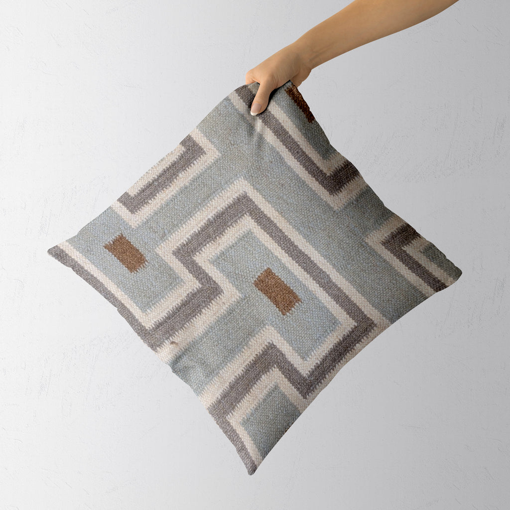 Turkish Kilim Vintage Cushion Cover - 40 x 40 cm